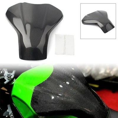 Pre-Preg Tank Cover Carbon Fiber Fairing Fit Kawasaki Ninja 400 EX400 2018-2023 - Image 1 of 4