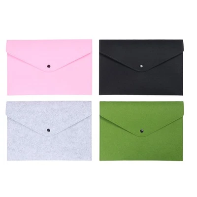  4PCS A4 File Folders Felt Folder Document Folders Portable Felt Holders - image 1 of 4