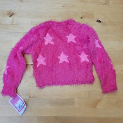 Suéter rosa difuso para niñas nuevo con etiquetas talla XS Foto 1 de 2