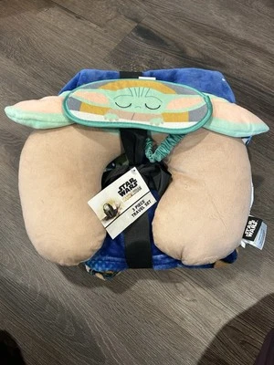 Juego de Viaje Manta Cuello Almohada Máscara de Ojos 3 Piezas Star Wars por Jay Franco (NUEVO) Foto 1 de 3