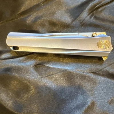 Cuchillo Stedemon SHY-V azul anodizado acero CTS-204P descontinuado RARO Foto 1 de 4