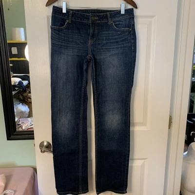 Simply Vera Wang 直筒蓝色牛仔裤,尺寸 6 — 第 1/4 张图片