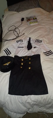 Pequeño Disfraz de Marinero con Sombrero Mini Vestido Sexy Caliente Disfraz de Halloween Foto 1 de 4