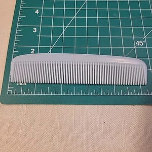 Vintage Lifelon Unbreakable Blue Hair Comb 5.25" Hard Miracle Plastic  - Picture 1 of 3