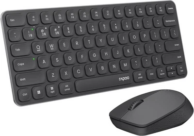 RAPOO 9010M Keyboard and Mouse Wireless- 2.4GHz/Bluetooth 5.0/4.0 Multi-Device W - Image 1 of 4