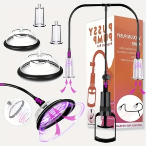 4x Pumps Pussy Sex Toy for Women Breast Nipple Sucking Clit Enlarger Enhancer - Picture 1 of 23