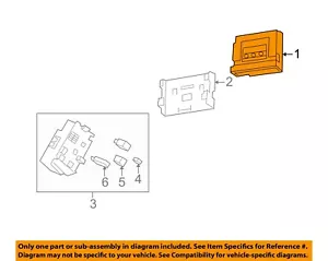 GM OEM-Body Control Module 13586273 - Picture 1 of 2
