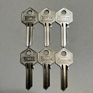 6 Tute Chiavi Vuote SILCA YA226 Serrature Yale 5 Pin Cilindri Più Forti Sul Mercato - Foto 1 di 4