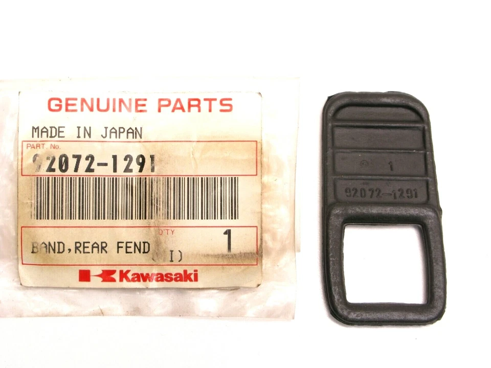 Banda de goma para guardabarros trasero 92072-1291 OEM Kawasaki Nuevo de Lote Antiguo Bayou 300 400 KLF300 Foto 1 de 4
