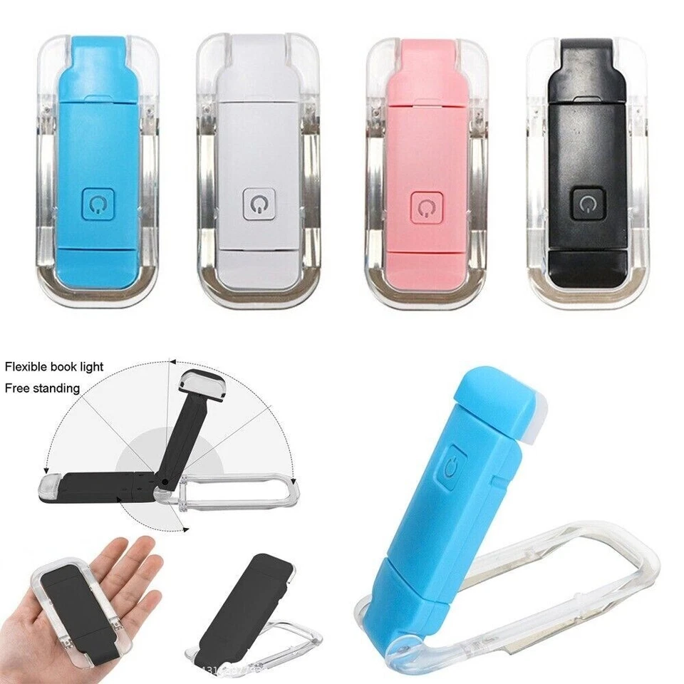 SHOPELEGANCE Protection Clip Book Light Night light Bookmark Read Light Book Reading Light UK