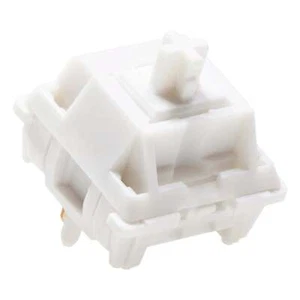 NEO WHITE SWITCH LINEAR SWITCH 53G FOR GAMING MECHANICAL KEYBOARD 5PIN PC NYLON - Picture 1 of 10