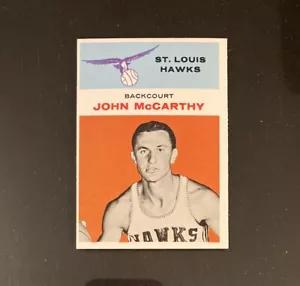 1961 Fleer #30 John McCarthy MINT! (OC)* PACK FRESH+! TOUGH! MT SURFACE/CORNERS! - Picture 1 of 4