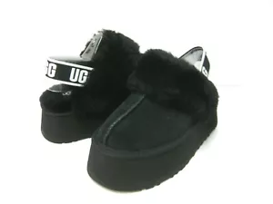 UGG FUNKETTE SANDALIA MUJER NEGRA US 7/UK 5/EU 38/JP 24 - Imagen 1 de 6
