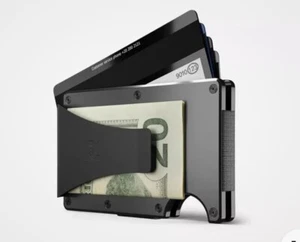 Ridge Wallet Royal Gunmetal Money Clip Ver (RW-222) New - Picture 1 of 4
