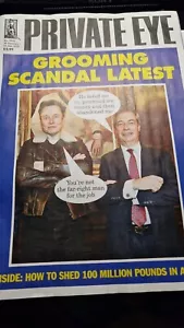 PRIVATE EYE Magazine No 1640 10th January 2025 New Elon Musk Nigel Farage - Picture 1 of 3