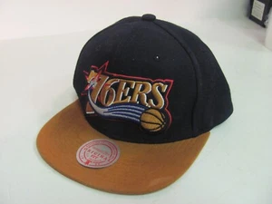 Philadelphia 76ers Mitchell & Ness Hardwood Classics Core Side Snapback Hat - Picture 1 of 11