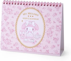 New Sanrio 451266 My Melody Ring Calendar 2025 with Plan Sticker From Japan - Picture 1 of 12