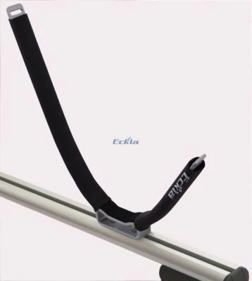 Eckla Ovalbügel Stahl für T-Nuten Kajakdachhalter Dachhalterung für Kajaks Set