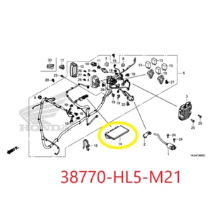 Genuine Honda Pioneer 500 SXS UTV PGM FI Unit for Fuel Injection 38770-HL5-M21 - Picture 1 of 2