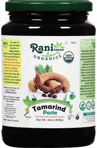 Rani Organic Tamarind Paste (Imli Paste) 32oz (2lbs) 908g Glass Jar - Picture 1 of 7