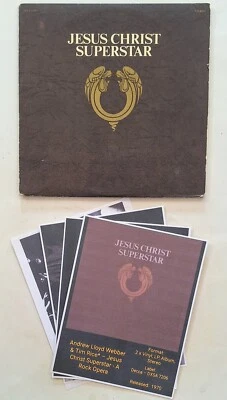 Jesus Christ Superstar - 1970 Double LP Vinyl Gatefold - Decca DL 79178 W/EXTRAS - Image 1 of 4