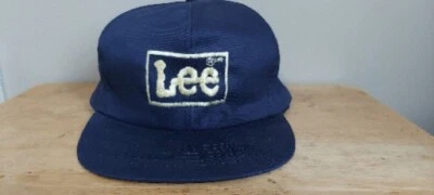 Lee VTG Embroidered Logo Snapback Hat  blue. EUC - Image 1 of 4