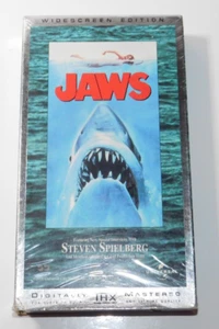 Jaws VHS Movie Tape Widescreen Edition Horror Thriller Roy Schrieder - Picture 1 of 3
