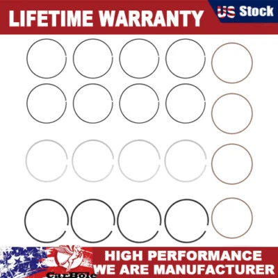 Поршневые кольца 2AZFE для 2007-2013 Toyota Camry RAV4 Scion tC XB Lexus HS250H 2,4 л - Изображение 1 из 4