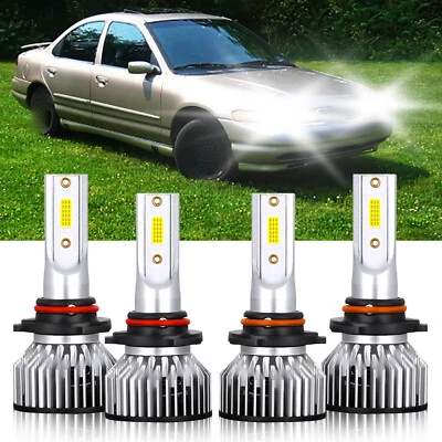 Para Mercury Mystique 1995-2000 4X 9005+9006 Faros LED Bombillas de haz alto bajo Foto 1 de 4