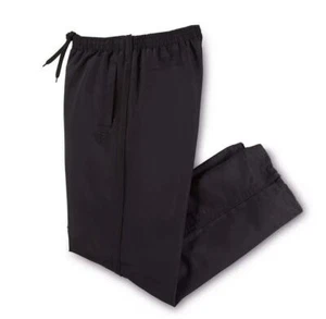 Herbold Sportswear Herren Freizeithose Schwarz Microfaser Hose Trainingshose