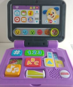 Baby toddler Color/Number/ABC-educational Fisher-Price Gray/Purp computer laptop