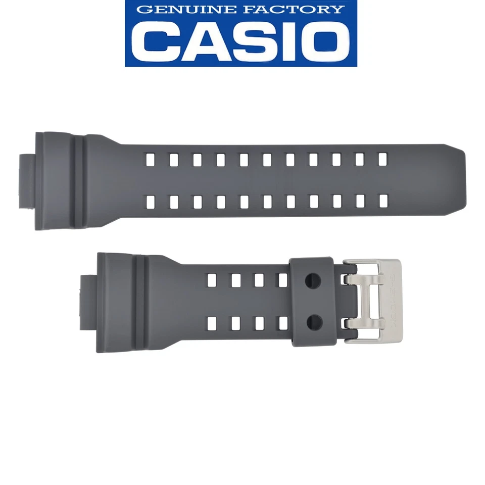 Casio Original Watch Band 10437723 Gd350-8 Gray Resin Band Gd350