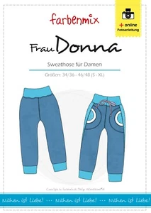 DONNA Frau Papierschnittmuster Damenschnittmuster Gr. 34-48 - Bild 1 von 3