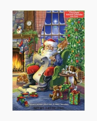 Naughty or Nice Chocolate Advent Calendar Vermont Christmas Company - Image 1 of 4