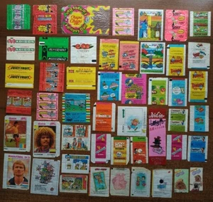 Chewing gum wrappers. Vintage inserts 60 pcs. Rare. - Picture 1 of 24