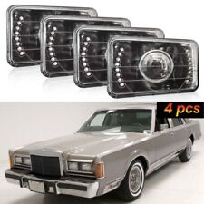 4x6" LED Halo Headlights sealed Beam DRL For Chevy C10 Pickup truck 1980-1986