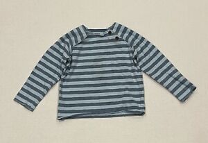 Gymboree Baby Boys Soft Stretchy Striped Long Sleeve Shirt, Blue, 12-18 Months