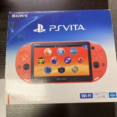 【Sin usar】 Consola Sony PS Vita PCH-2000 ZA24 Naranja Neón Modelo Wi-Fi Raro Envío Gratis Foto 1 de 4