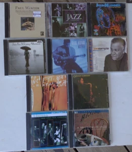 LOT OF 10 JAZZ CDS KLUGH SAMPLE WINTER SPOTSHOT SANBORN ALBRIGHT ETC - Imagen 1 de 1