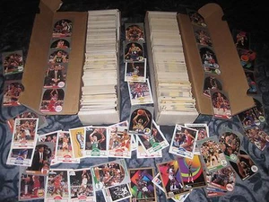 1800 plus 1990 BASKETBALL CARDS: NBA HOOPS, FLEER & SKYBOX - Picture 1 of 1