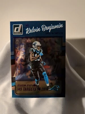 2016 Donruss Season Stat Line #42💥Kelvin Benjamin💥Carolina Panthers - 095/145 - Image 1 of 2