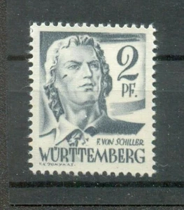 Frz.zona-württemberg 1G Presión En Gummiseite MNH Perfecto Estado (47519 - Imagen 1 de 1