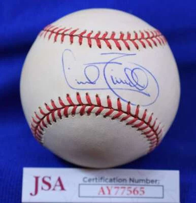 Cecil Fielder JSA COA Autographed American League Signed Baseball - Image 1 of 2