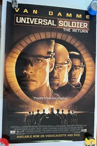 Universal Soldier The Return Original video release poster 27 x 40 Rolled - Picture 1 of 2
