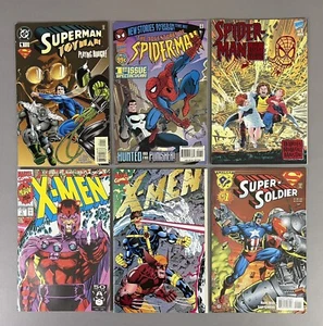 Lot of 6 Superheroes Comic Books All Number 1 Issues Spider-Man X-Men • FN to VF - Bild 1 von 8
