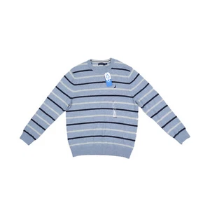 Nautica Men Sustainably Crafted Striped Sweater Multi Size L - Picture 1 of 2