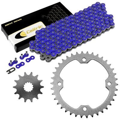 Blue Drive Chain And Sprockets Kit for Yamaha YFZ450 YFZ450V 2004-2013 - Image 1 of 4