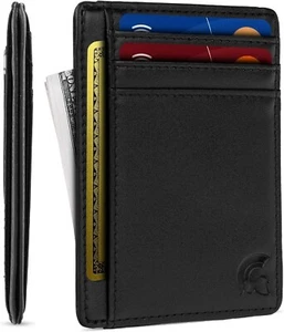 POWR Cartera para Hombres, Cartera Delgada Bloqueo RFID Portatarjetas de Crédito Minimalista, - Imagen 1 de 7