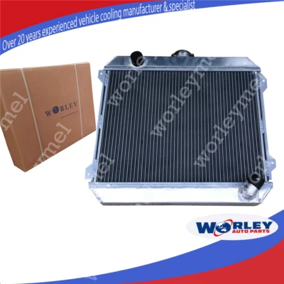 ALUMINIUM RADIATOR STANZA DATSUN 510 610 710 720 L20B for NISSAN 3 ROWS Manual - Image 1 of 4