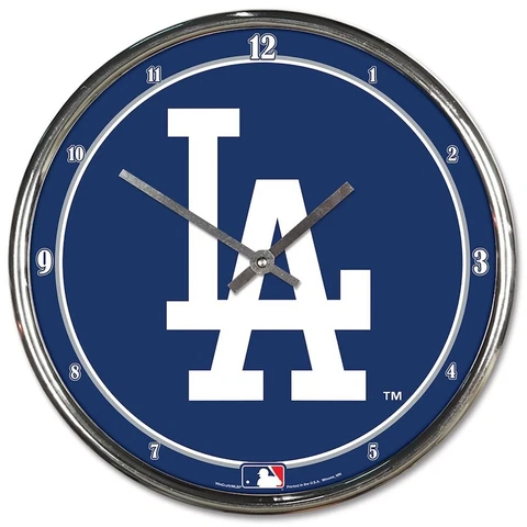 La Los Angeles Dodgers chrome clock Cover